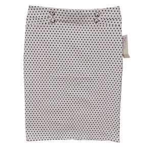 89Th & Madison Pencil Skirt Size Medium White W Black Polka Dot NWT Side Zipper